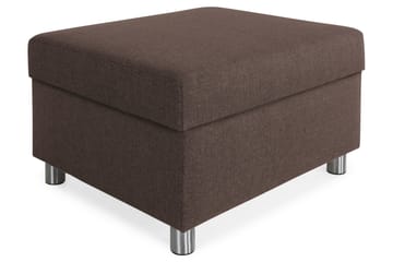 Crazy Fotskammel med Oppbevaring 80x65 - Brun - Møbler - Stoler - Krakk - Fotskammel