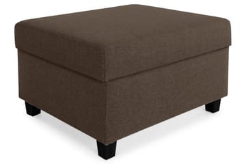 Crazy Fotskammel med Oppbevaring 80x65 - Brun - Møbler - Stoler - Krakk - Fotskammel