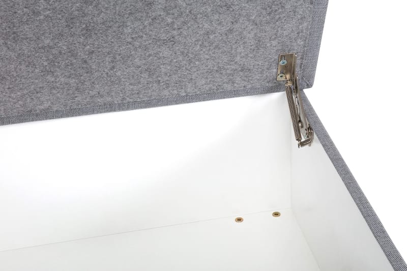 Crazy Fotskammel med Oppbevaring 80x65 - Lysegrå - Møbler - Stoler - Krakk - Fotskammel