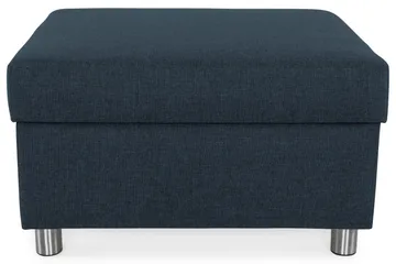 Crazy Fotskammel med Oppbevaring 80x65 - Mørkeblå - Møbler - Stoler - Krakk - Fotskammel