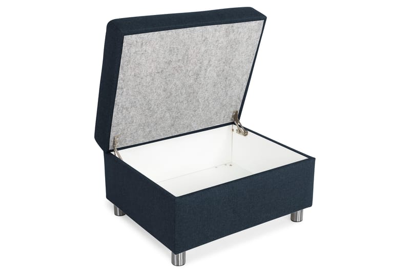Crazy Fotskammel med Oppbevaring 80x65 - Mørkeblå - Møbler - Stoler - Krakk - Fotskammel
