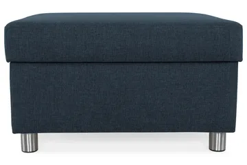 Crazy Fotskammel med Oppbevaring 80x65 - Mørkeblå - Møbler - Stoler - Krakk - Fotskammel