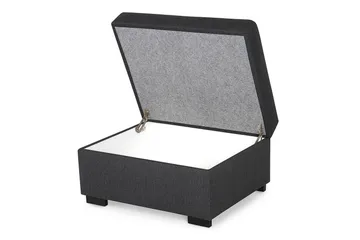 Crazy Fotskammel med Oppbevaring 80x65 - Mørkegrå - Møbler - Stoler - Krakk - Fotskammel