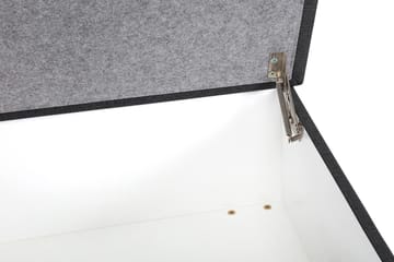 Crazy Fotskammel med Oppbevaring 80x65 - Mørkegrå - Møbler - Stoler - Krakk - Fotskammel