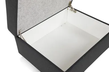 Crazy Fotskammel med Oppbevaring 80x65 - Mørkegrå - Møbler - Stoler - Krakk - Fotskammel