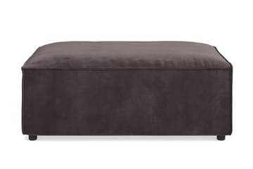 Cubo 1-seters Rektangulær Fotskammelmodul i Fløyel 120 cm bred - Mørk grå - Møbler - Stoler - Krakk - Fotskammel