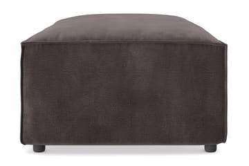 Cubo 1-seters Rektangulær Fotskammelmodul i Fløyel 120 cm bred - Mørk grå - Møbler - Stoler - Krakk - Fotskammel