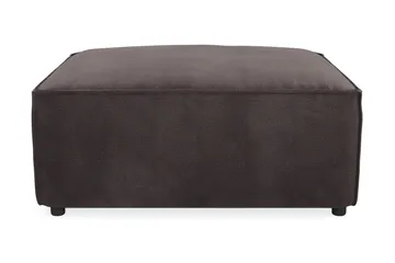 Cubo 1-seters Rektangulær Fotskammelmodul i Fløyel 80 cm bred - Mørk grå - Møbler - Stoler - Krakk - Fotskammel