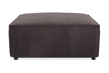 Cubo 1-seters Rektangulær Fotskammelmodul i Fløyel 80 cm bred - Mørk grå - Møbler - Stoler - Krakk - Fotskammel