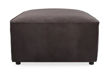 Cubo 1-seters Rektangulær Fotskammelmodul i Fløyel 80 cm bred - Mørk grå - Møbler - Stoler - Krakk - Fotskammel