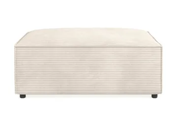 Cubo 1-seters Rektangulær Fotskammelmodul i Manchester 120 cm bred - Beige - Møbler - Stoler - Krakk - Fotskammel