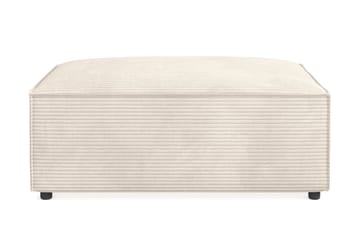 Cubo 1-seters Rektangulær Fotskammelmodul i Manchester 120 cm bred - Beige - Møbler - Stoler - Krakk - Fotskammel