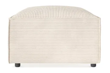 Cubo 1-seters Rektangulær Fotskammelmodul i Manchester 120 cm bred - Beige - Møbler - Stoler - Krakk - Fotskammel