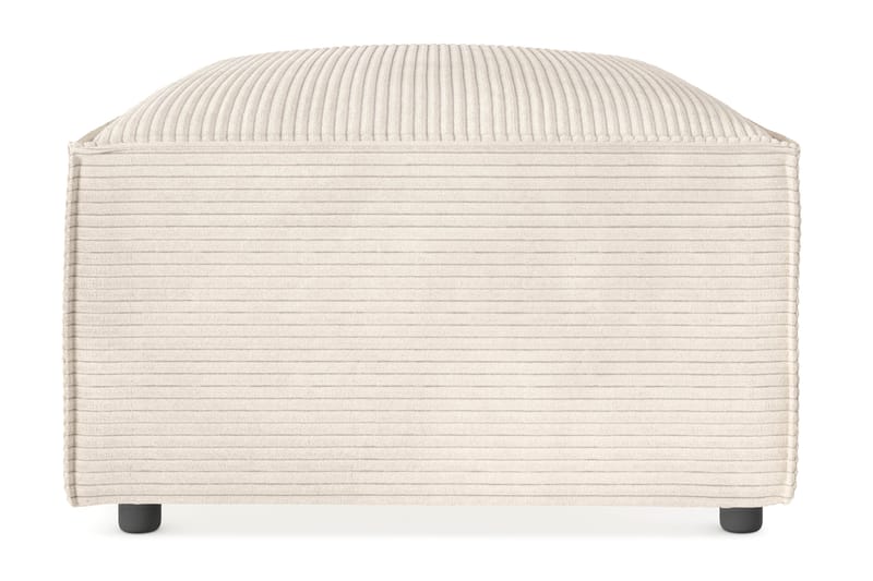 Cubo 1-seters Rektangulær Fotskammelmodul i Manchester 120 cm bred - Beige - Møbler - Stoler - Krakk - Fotskammel