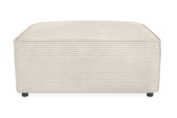 Cubo 1-seters Rektangulær Fotskammelmodul i Manchester 80 cm bred - Beige - Møbler - Stoler - Krakk - Fotskammel