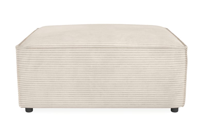 Cubo 1-seters Rektangulær Fotskammelmodul i Manchester 80 cm bred - Beige - Møbler - Stoler - Krakk - Fotskammel