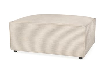 Cubo 1-seters Rektangulær Fotskammelmodul i Manchester 80 cm bred - Beige - Møbler - Stoler - Krakk - Fotskammel
