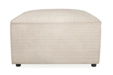 Cubo 1-seters Rektangulær Fotskammelmodul i Manchester 80 cm bred - Beige - Møbler - Stoler - Krakk - Fotskammel