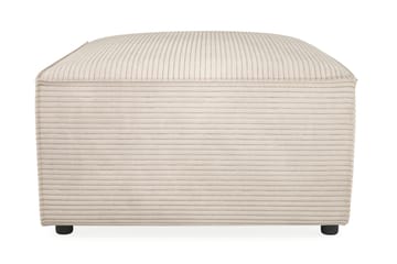 Cubo 1-seters Rektangulær Fotskammelmodul i Manchester 80 cm bred - Beige - Møbler - Stoler - Krakk - Fotskammel