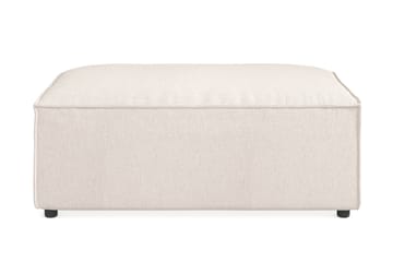 Cubo 1-seters Rektangulær Fotskammelmodul i Stoff 120 cm bred - Beige - Møbler - Stoler - Krakk - Fotskammel