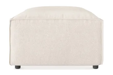 Cubo 1-seters Rektangulær Fotskammelmodul i Stoff 120 cm bred - Beige - Møbler - Stoler - Krakk - Fotskammel