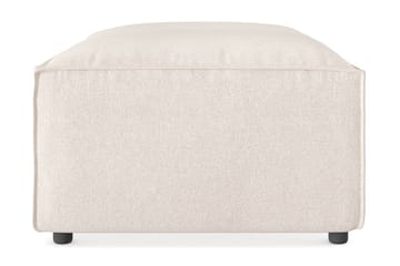 Cubo 1-seters Rektangulær Fotskammelmodul i Stoff 120 cm bred - Beige - Møbler - Stoler - Krakk - Fotskammel
