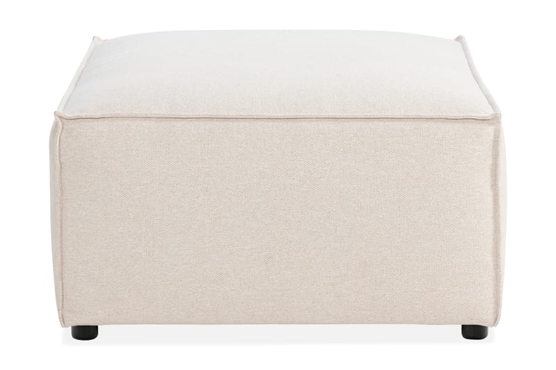 Cubo 1-seters Rektangulær Fotskammelmodul i Stoff 80 cm bred - Beige - Møbler - Stoler - Krakk - Fotskammel