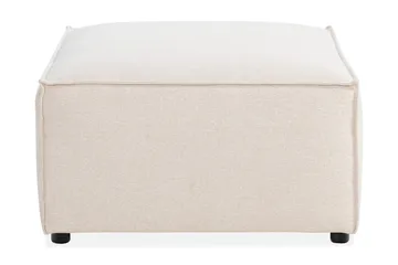 Cubo 1-seters Rektangulær Fotskammelmodul i Stoff 80 cm bred - Beige - Møbler - Stoler - Krakk - Fotskammel