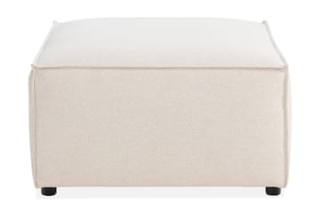 Cubo 1-seters Rektangulær Fotskammelmodul i Stoff 80 cm bred - Beige - Møbler - Stoler - Krakk - Fotskammel