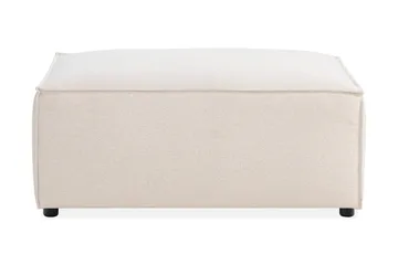 Cubo 1-seters Rektangulær Fotskammelmodul i Stoff 80 cm bred - Beige - Møbler - Stoler - Krakk - Fotskammel