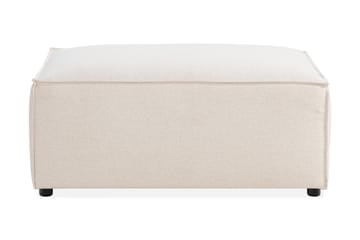 Cubo 1-seters Rektangulær Fotskammelmodul i Stoff 80 cm bred - Beige - Møbler - Stoler - Krakk - Fotskammel