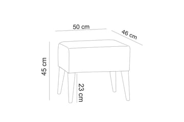Cynthiaa Fotskammel - Grønn - Møbler - Stoler - Krakk - Fotskammel