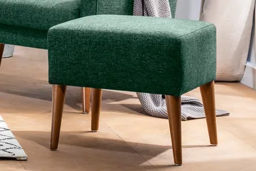 Cynthiaa Fotskammel - Grønn - Møbler - Stoler - Krakk - Fotskammel