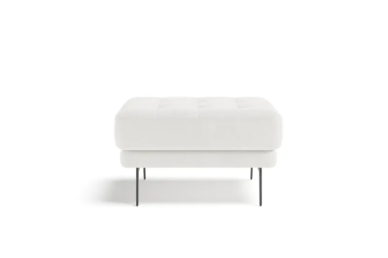Debbi Fotskammel 78 cm Rektangulær - Hvit - Møbler - Stoler - Krakk - Fotskammel