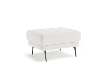 Debbi Fotskammel 78 cm Rektangulær - Hvit - Møbler - Stoler - Krakk - Fotskammel