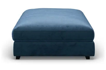 Dubai Fotskammel Fløyel - Blå - Møbler - Stoler - Krakk - Fotskammel