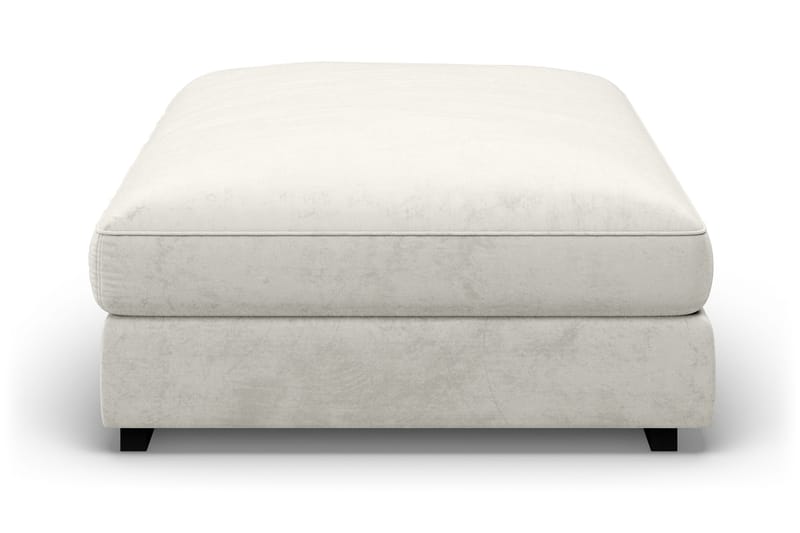 Dubai Fotskammel Fløyel - Hvit - Møbler - Stoler - Krakk - Fotskammel