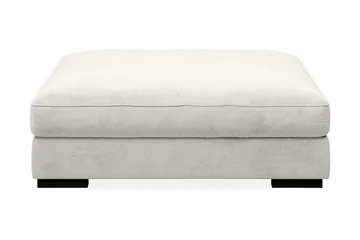 Dubai Fotskammel Fløyel - Hvit - Møbler - Stoler - Krakk - Fotskammel