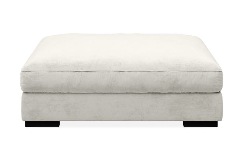 Dubai Fotskammel Fløyel - Hvit - Møbler - Stoler - Krakk - Fotskammel