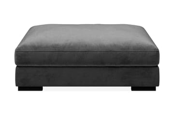 Dubai Fotskammel Fløyel - Mørkegrå - Møbler - Stoler - Krakk - Fotskammel