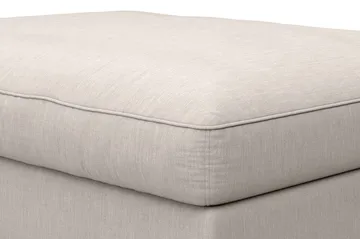 Dubai Rektangulær Fotskammel 120x95 cm i Stoff - Beige - Møbler - Stoler - Krakk - Fotskammel