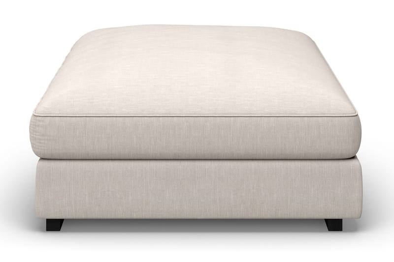 Dubai Rektangulær Fotskammel 120x95 cm i Stoff - Beige - Møbler - Stoler - Krakk - Fotskammel