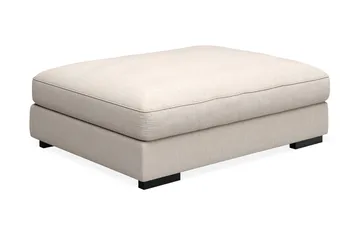 Dubai Rektangulær Fotskammel 120x95 cm i Stoff - Beige - Møbler - Stoler - Krakk - Fotskammel