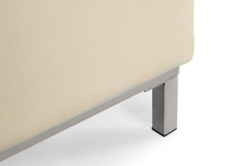 Dugard Fotskammel - Beige/Lær - Møbler - Stoler - Krakk - Fotskammel