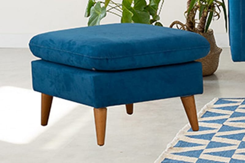 Faulman Fotskammel - Blå - Møbler - Stoler - Krakk - Fotskammel