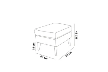 Faulman Fotskammel - Grønn - Møbler - Stoler - Krakk - Fotskammel