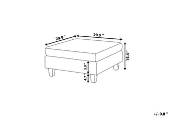 Fevik Fotskammel 76|76 Cm - Møbler - Stoler - Krakk - Fotskammel