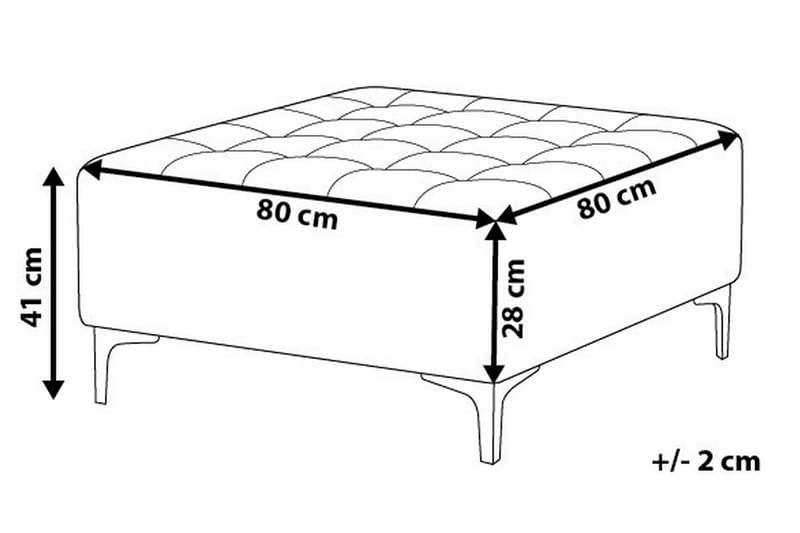 Fotskammel Aberdeen 80 | 80 cm - Blå - Fotskammel