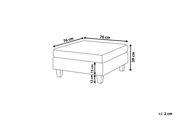 Fotskammel Fevik 76|76 Cm - Fotskammel