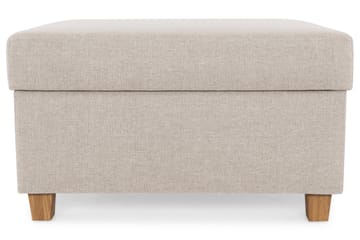 Fotskammel med Oppbevaring Nevada 80x65 - Beige - Møbler - Stoler - Krakk - Fotskammel